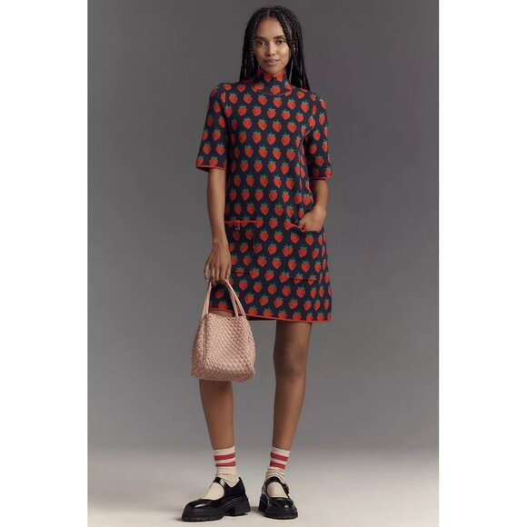 NWT Anthropologie Maeve Strawberry Dress - Picture 7 of 16